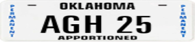 Truck License Plate